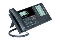 Auerswald COMfortel D-210 Vaste VoIP-telefoon Handsfree, Headsetaansluiting, Optisch belsignaal, PoE Grafisch display Zwart - thumbnail