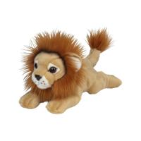 Nature Planet Pluche Leeuw - dierenknuffel - 33 cm - wilde dieren knuffel