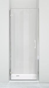 Luca Varess Nona douche draaideur 85 x 200 cm helder glas glans chroom profiel