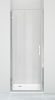 Luca Varess Nona douche draaideur 85 x 200 cm helder glas glans chroom profiel - thumbnail