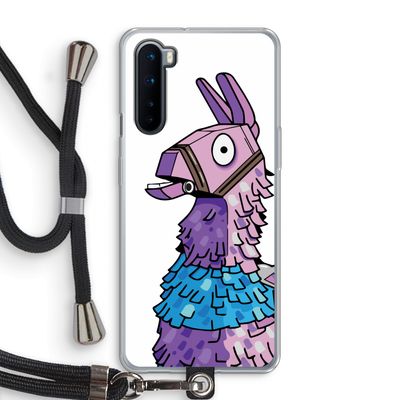 Lama: OnePlus Nord Transparant Hoesje met koord