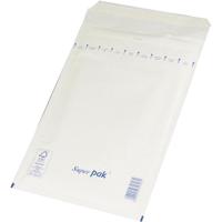 OFFICE products luchtkussenenveloppen, met stripsluiting, 220 x 265 mm, wit, pak van 10 stuks
