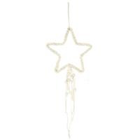 Hanger ster macramé crème 70 cm | 24 stuks
