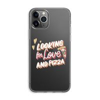 Pizza is the answer: iPhone 11 Pro Max Transparant Hoesje