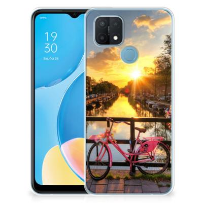 OPPO A15 | Silliconen Back Cover | Amsterdamse Grachten