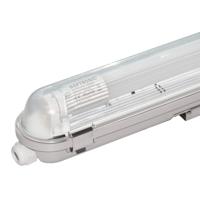 LED TL armatuur 120cm - T8 (G13) - 18 Watt 1980 lumen (110lm/W) - 6000K daglicht wit (860) - Koppelbaar - Flikkervrij - IP65 waterdicht - LED TL Lamp