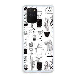 Cactusmotief: Samsung Galaxy S10 Lite Transparant Hoesje