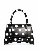 Balenciaga petit sac à main Hourlgass - 1097 BLACK WHITE