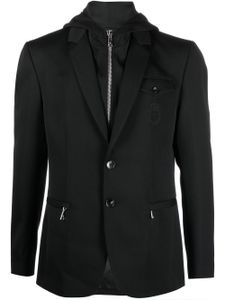 Billionaire blazer brodé à capuche - Noir