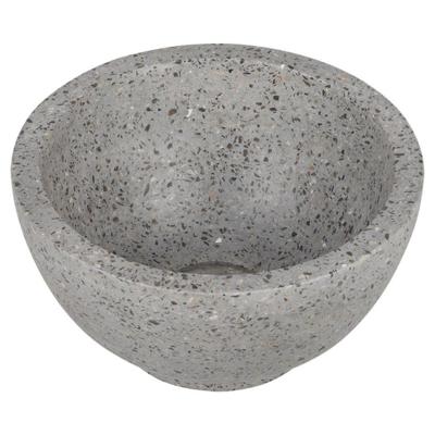 Differnz River waskom - 23x23x12cm - terrazzo grijs/grof 36.102.25