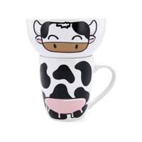 Mokkenset Quid Zoo Multicolour Keramisch Koe