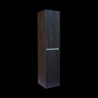 Kolomkast Sanilux Trendline Met Greeplijst Aluminium 160x35x35 cm Brown Oak Sanilux