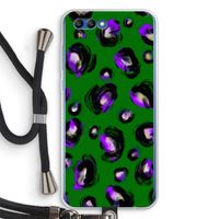Green Cheetah: Honor 10 Transparant Hoesje met koord