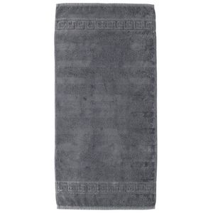 Cawö Cawö Noblesse Uni Handdoek 50x100 Antraciet