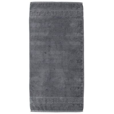 Cawö Cawö Noblesse Uni Handdoek 50x100 Antraciet