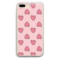 Ondersteboven verliefd: iPhone 7 Plus Transparant Hoesje