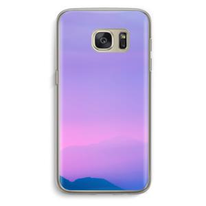 Sunset pastel: Samsung Galaxy S7 Transparant Hoesje