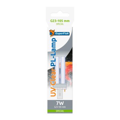 Sf uv pl lamp 7w g23-105mm sp - Superfish