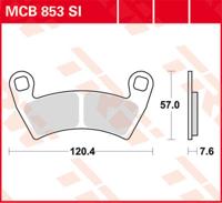 TRW Remblokken, en remschoenen voor de moto, MCB853SI Sinter offroad