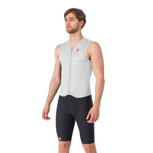 Castelli free sanremo 3 suit sleeveless wit zwart heren L