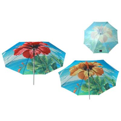 Strandparasol Ø 140 cm SPF50+ Bloem