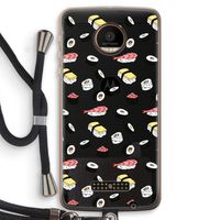 Sushi time: Motorola Moto Z Force Transparant Hoesje met koord