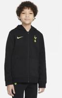 Tottenham Hotspure Fleece Hoodie Junior Zwart - Maat 152 - Kleur: Zwart | Soccerfanshop