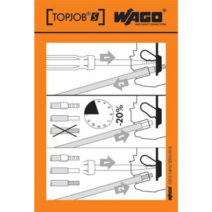 Wago 210-400/2000-001 zelfklevend teken Zwart, Oranje, Wit