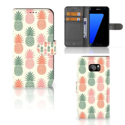 Samsung Galaxy S7 Edge | Book Cover | Ananas