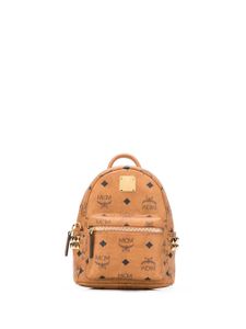 MCM sac à dos à motif monogrammé - Marron