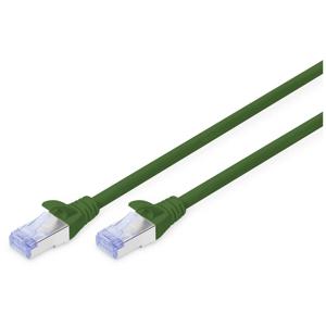 Digitus DK-1532-200/G RJ45 Netwerkkabel, patchkabel CAT 5e SF/UTP 15 m Groen PVC-mantel, Afgeschermd (dubbel), Meerdradig 1 stuk(s)