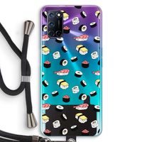 Sushi time: Oppo A52 Transparant Hoesje met koord