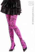 Panty zebraprint roze