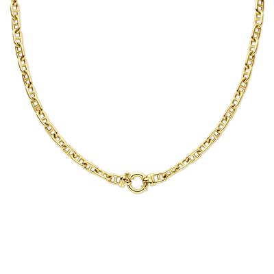 14k Geelgouden Paperclip Collier 5,8 mm - 45 cm met Groot Veerslot