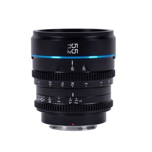 Sirui Nightwalker Series 55mm T1.2 S35 Manual Focus Cine Lens RF Mount, zwart