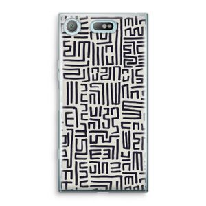 Moroccan Print: Sony Xperia XZ1 Compact Transparant Hoesje