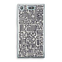 Moroccan Print: Sony Xperia XZ1 Compact Transparant Hoesje