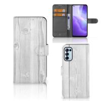 OPPO Find X3 Lite | Book Style Case | White Wood