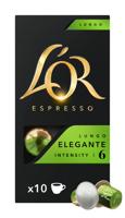 Koffiecups l'or espresso lungo elegante 10 stuks