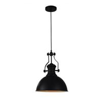 QUVIO Hanglamp rond zwart - QUV5077L-BLACK - thumbnail