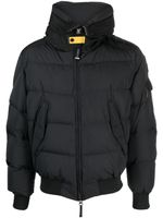 Parajumpers logo-patch hooded jacket - Noir