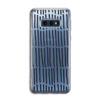 Moroccan stripes: Samsung Galaxy S10e Transparant Hoesje Moroccan stripes: Samsung Galaxy S10e Transparant Hoesje