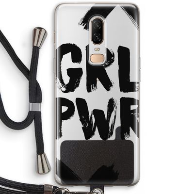 Girl Power #2: OnePlus 6 Transparant Hoesje met koord