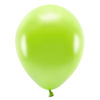 200x Lichtgroene/limegroene ballonnen 26 cm eco/biologisch afbreekbaar
