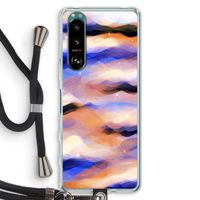 Donkere Wolken: Sony Xperia 5 III Transparant Hoesje met koord