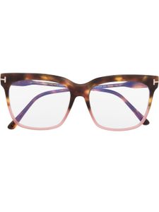 TOM FORD Eyewear lunettes de vue d'inspiration wayfarer - Marron