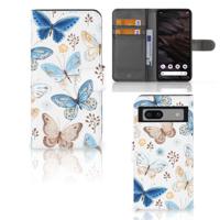 Telefoonhoesje | Met pasjeshouder | voor Google Pixel 7A Vlinder