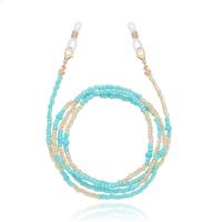 Deja Jewels Turqoise 2 Koord voor Zonnebril of Leesbril met Kraaltjes