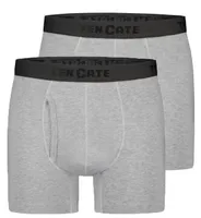 2-pack Classic shorts heren met Gulp - 32322 - Heren boxershorts met sluiting - Klassiek heren ondergoed