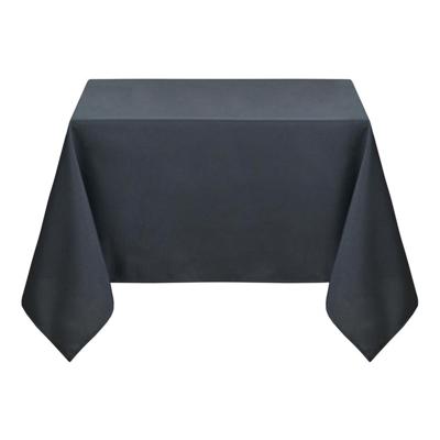 Stof Textiles Tafelkleed - 180 x 180 cm - antraciet - Eettafel tafellakens - polyester